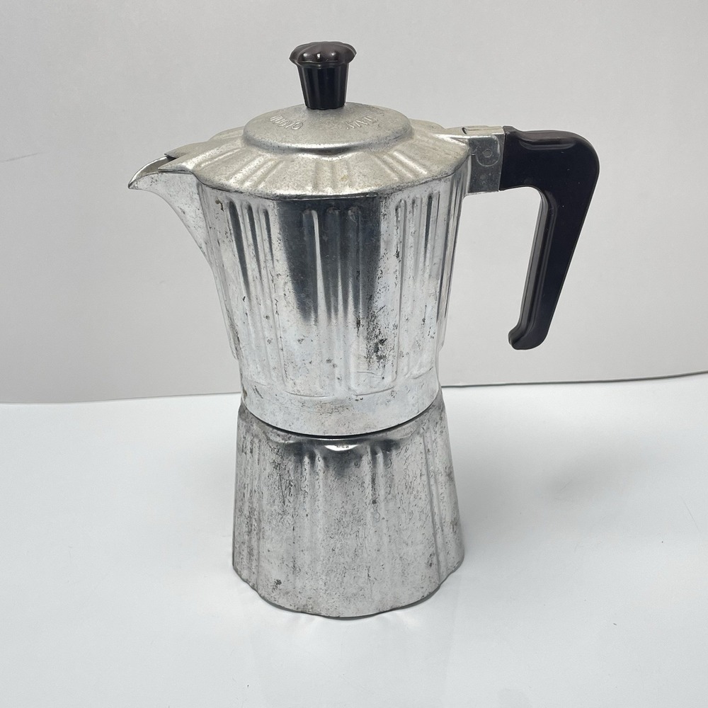 Vintage 1964‎ Cast Aluminum ALBERTINI Superespresso Maker -Read Description-